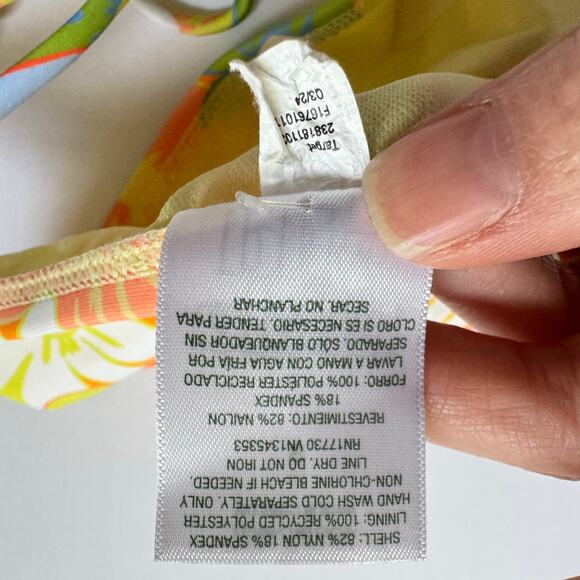 Wild Fable Women’s Floral Bikini Size S Size M Cheeky Bottom Bandeau Top NEW - Picture 11 of 14